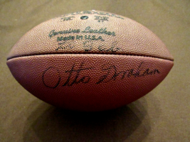 Jim Taylor Autographed Signed White Panel Baden Football - JSA