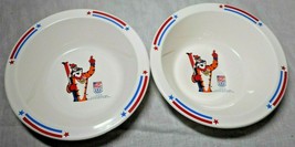 Kelloggs Official Sponsor of 1992 Olympics Cereal Bowl Tony the Tiger qty of 2 - $10.44