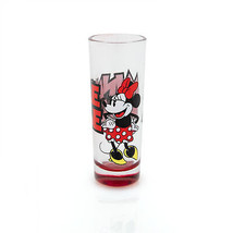 Disney Minnie Mouse Flirty Colored Bottom Collection Shot Glass Clear - $12.98