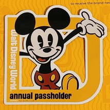 Walt Disney World Mickey Mouse Annual Pass holder Magnet - original authentic - $11.97