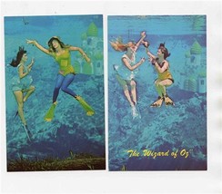 4 Weeki Wachee Florida Mermaid Wizard of Oz Postcards 1960&#39;s - $27.72