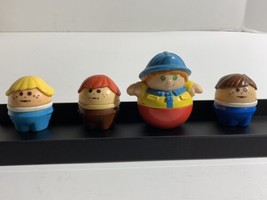 1987 Weeble Playskool Firefighter and 3 Little Tikes Toddler Tots - $9.80