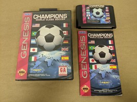 Champions World Class Soccer Sega Genesis Complete in Box - $5.99