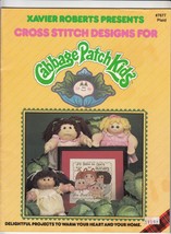 Cabbage Patch Kids Cross Stitch Pattern Booklet Xavier Roberts 7677 Doll... - $8.79