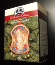 DMC Creative World Christmas Ornament 2000 Counted Cross Stitch Santa Kit - $6.99