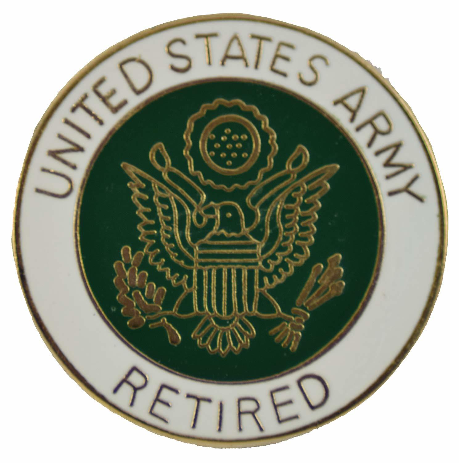 US ARMY RETIRED LAPEL PIN OR HAT PIN - VETERAN OWNED BUSINESS - Fashion