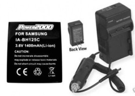 Battery + Charger For Samsung HMXR10 HMX-R10B HMXR10B - $26.91