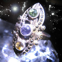 Haunted Antique Ring Alliance Of Master & Shaman Godly Healing Power Ooak Magick - $6,777.77