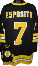 Phil Esposito unsigned Black TB Custom Stitched Pro Style Hockey Jersey XL - $47.95