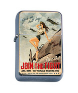 Vintage Poster D223 Windproof Dual Flame Torch Lighter Join The Fight Let's Go - $14.95