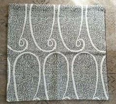 Pottery Barn Printed Woven Pillow Cover 22x22 Green/Cream ABSTRACT NWOT #63 - $29.75