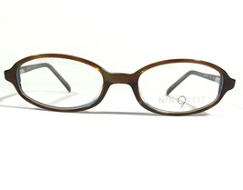 Nine West 52 C7W Eyeglasses Frames Brown Blue Round Full Rim 45-18-130 - $46.54
