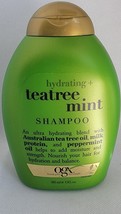 OGX Hydrating+Tea Tree Mint Nourishing Invigorating Scalp Shampoo, Paraben-Free image 1