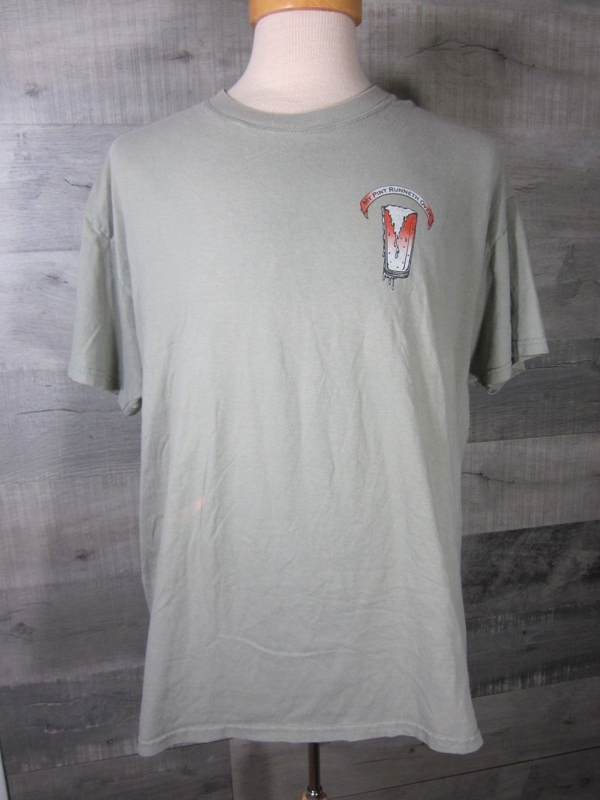 Men's Majestic CLEVELAND INDIANS HISTORY T-shirt Size Medium CHIEF  WAHOO LOGOS