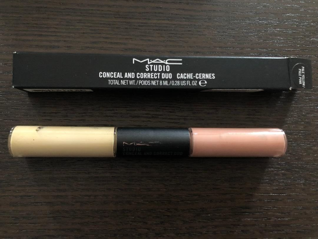 MAC Studio Conceal And Correct Duo ~ PALE YELLOW/ PALE PINK ~ NEW IN BOX - $19.99
