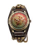 Steampunk Neo-Gothic Style Antique Bullet Skeleton Men's Watch Automatic Self Wi - $49.98