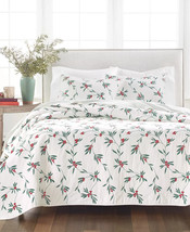 Martha Stewart Collection Holly Embroidery Twin Quilt - $249.99