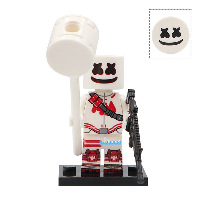 DJ Marshmello (Fortnite) Electronic Music EDM Lego Compatible