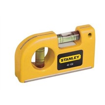 Stanley 0-42-130 Pocket Level magnetic horizontal/vertical, Yellow - $23.99