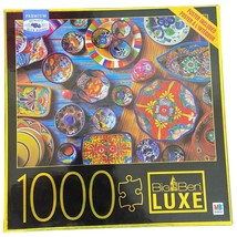 Big Ben Luxe 1000 Pc Jigsaw Puzzle Puebla Pottery All Pieces 27&quot; x 20&quot; NEW - $19.55