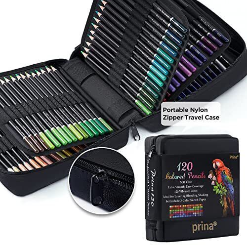 Prina 50 Pack Drawing Set Sketch Kit with Sketchbook Malaysia