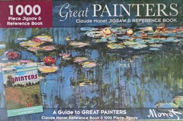 North Parade Claude Monet Artist 1000 Piece Puzzle &amp; Reference Book New ... - $25.23