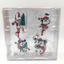 Disney’s Holiday Collection Mickey Minnie Goofy Skating Set of 4 Ornaments - $35.00