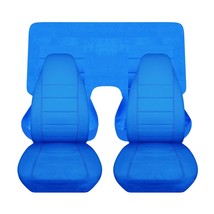 Fits Pontiac Firebird 1967-2002  Front and Rear seat covers light blue - $149.99
