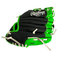Rawlings Players Youth Series Right Hand Glove 9" PL90LG Youth Black Green Trim - $21.20