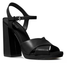 MICHAEL Michael Kors Alexia Platform Block Heel Sandals, Multi Sizes Bla... - $119.95