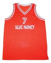 Adrian Autry Sluc Nancy Basketball Jersey Sewn Red Any Size image 4
