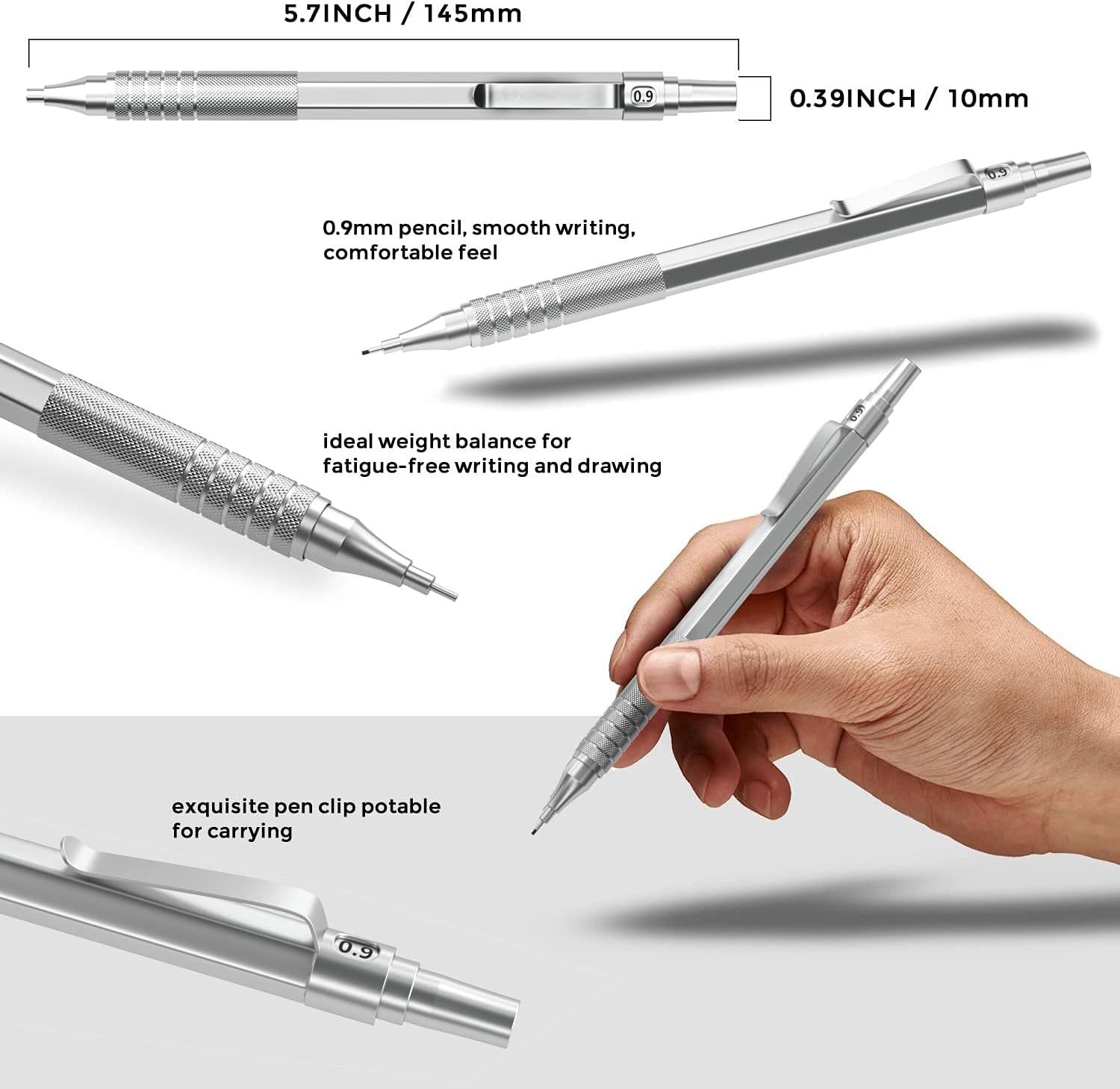 Nicpro Metal 0.9 Mm Mechanical Pencil Set and 50 similar items