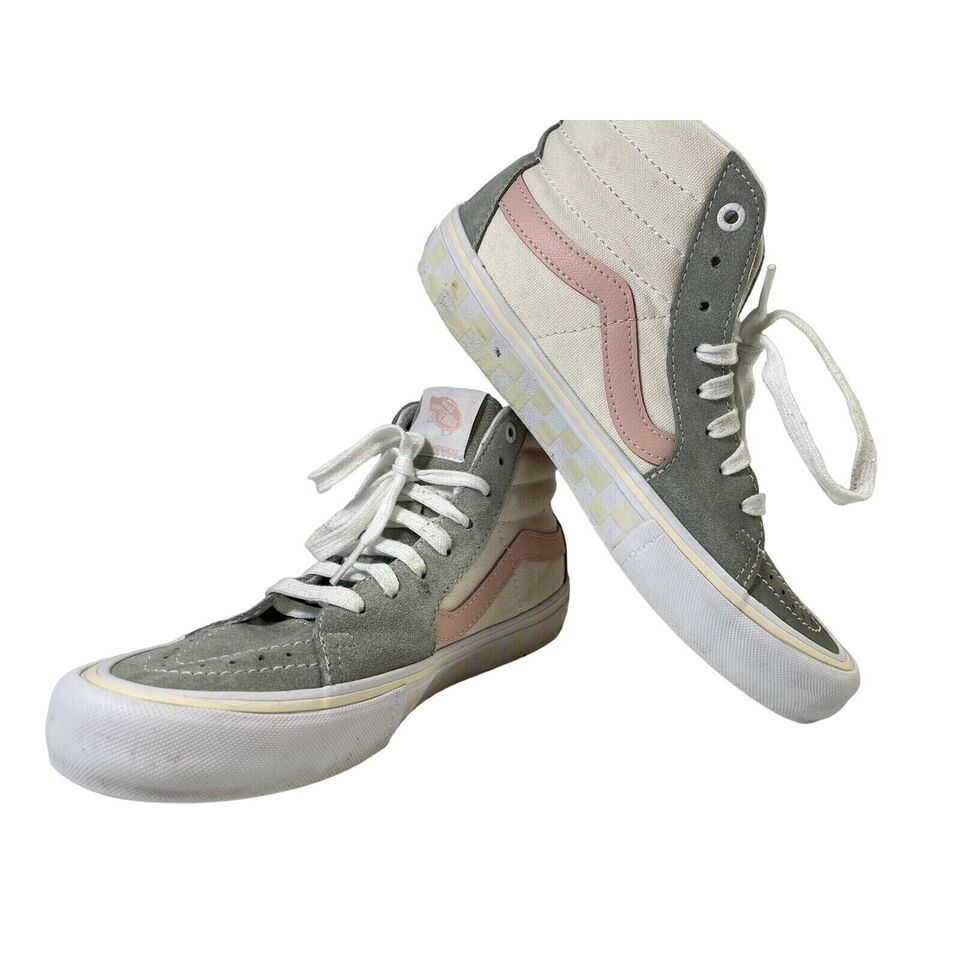 Vans Sk8 High Top Sneakers Shoes Pro Washout Blue Antique Pastel 500714