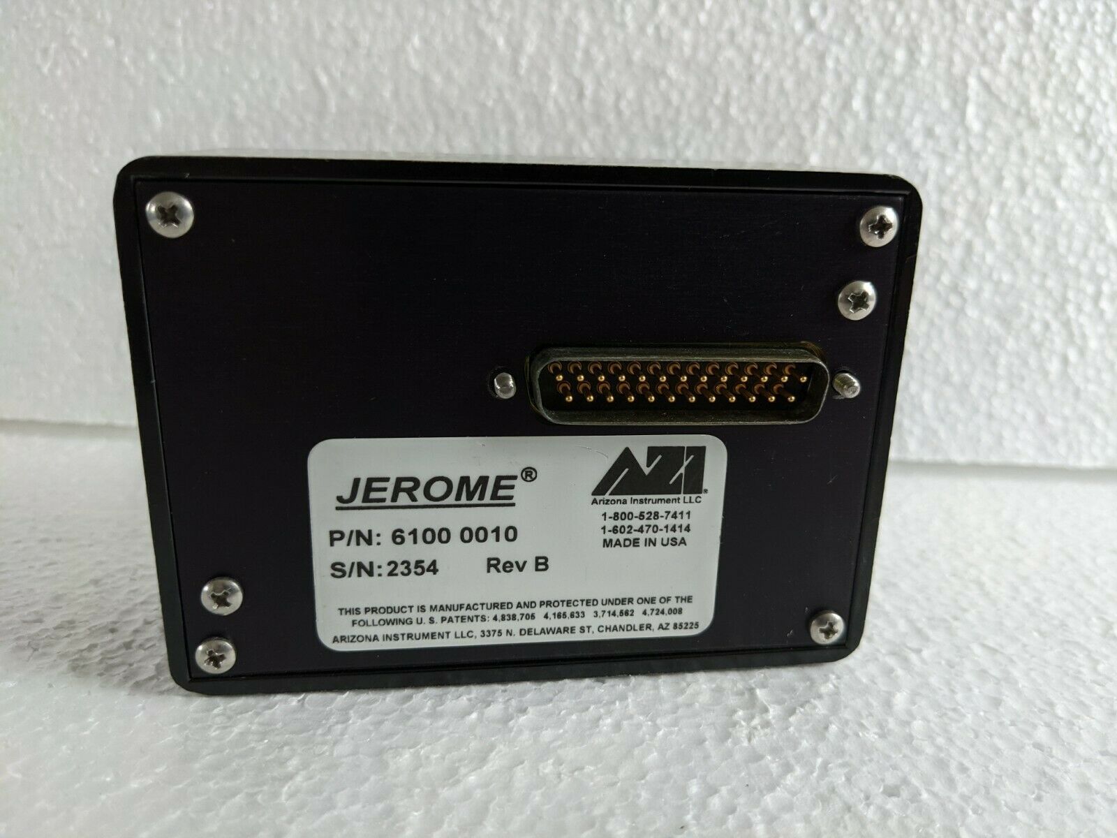 Jerome 6100 0010 Data Logger for Mercury Vapor / Hydrogen Sulfide Analyzer Test Meters & Detectors