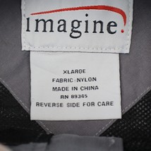 Imagine Vest Mens XL Gray Cape Cod Zip Up Multi Pockets Flap and Loop Hu... - $35.62