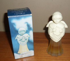 Vintage 1970&#39;s Avon ANGEL SONG w Lyre &quot;Here&#39;s my Heart&quot; Cologne Bottle w... - $20.00
