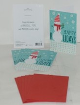 Hallmark X2121 Happy Holidays Snowman Card Red Envelope Package 6 image 1