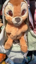Disney Parks Baby Bambi in a Hoody Pouch Blanket Plush Doll NEW image 2