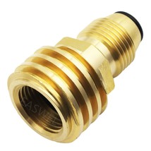 Converts Propane Lp Tank Pol Service Valve To Qcc1 Outlet Brass Refill A... - $28.99