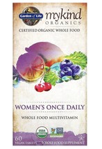 Garden of Life MyKind Organics Women s Once Daily 60 Vegan Tablets 03/2024 - $35.99