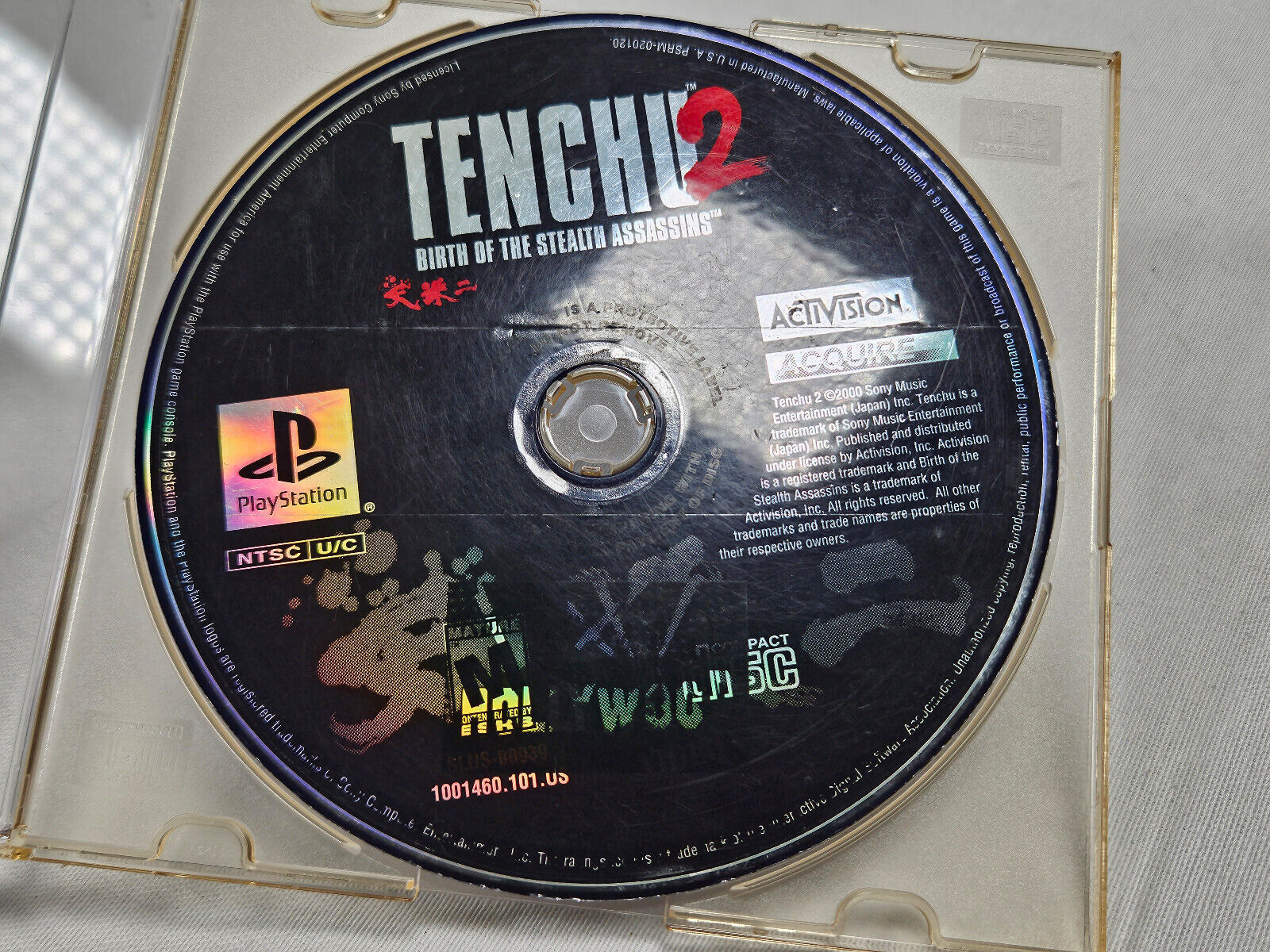 PS1 TENCHU Stealth Assassins & TENCHU 2 Birth of Disc Only Video Game ...