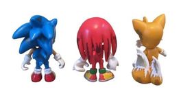 Sonic the Hedgehog Pixel 3-Pack Action Figure Classic Sonic Tails Knuckles Tomy image 5