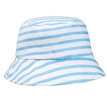 Fashion Stripe Sun-resistant Cotton Fisherman Baby Cap Infant Hat image 2
