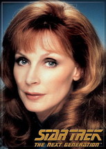 Star Trek: The Next Generation Dr. Beverly Crusher Portrait Magnet, NEW UNUSED - $3.99