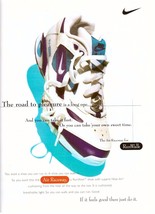 1995 Nike Air Raceway Running Athletic Shoes Vintage Print Ad 1990s - $5.93