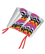 SkyFoil Nylon Kite, ZigZag Design, 38”, Handle, Skytails and Line Included - $16.95