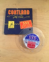 Vintage Cortland fly rod line packaging and spool image 1