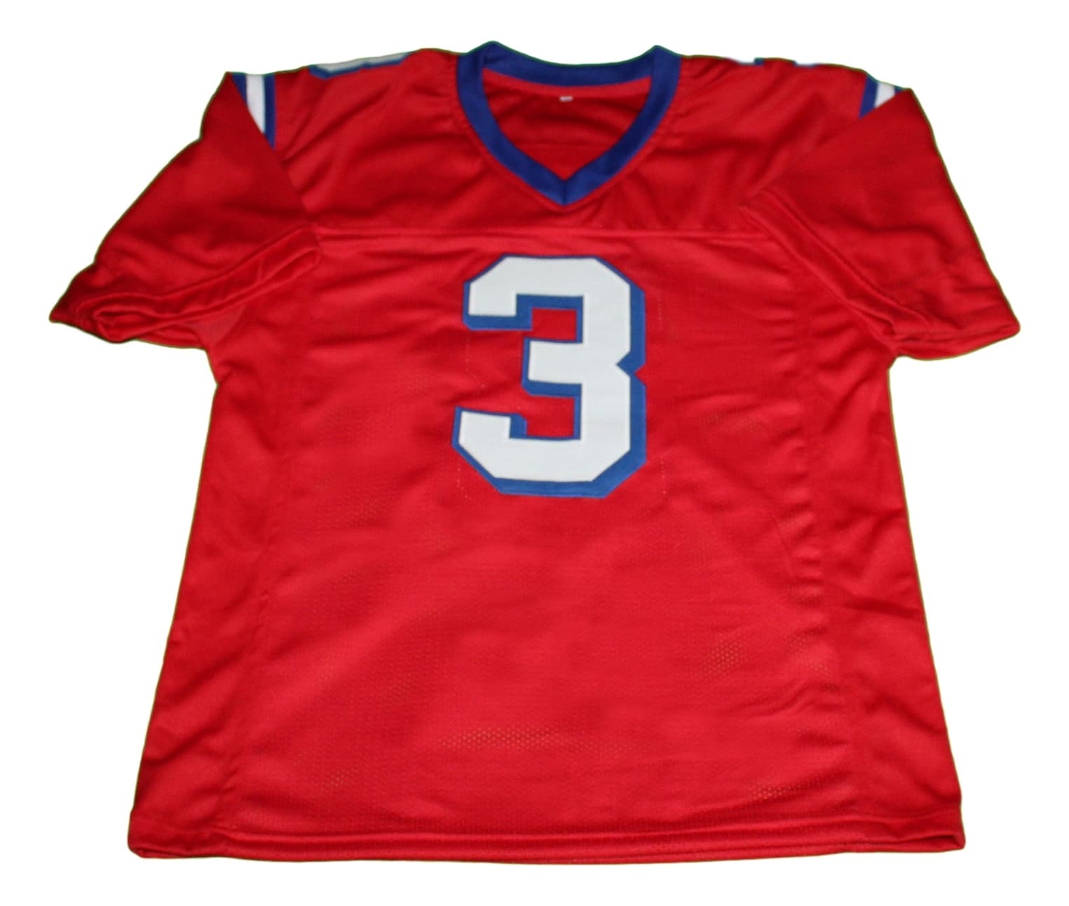 nigel gruff #3 the replacement movie new men football jersey red any size