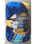 Disney Star Wars Very Soft &amp; Large Blanket For Kids,100% Polyester 46&quot; x... - $12.19