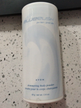Avon Blue Rush Talc Shimmering Body Powder 1.4oz New BlueRush - $10.79